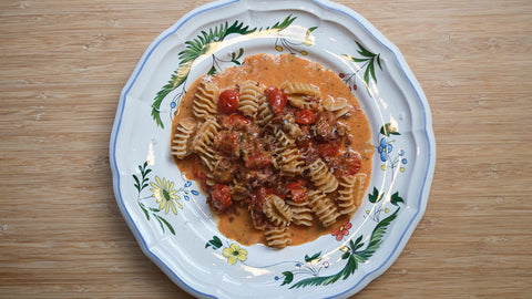 Rosemary, Bacon and Tomato Radiatori