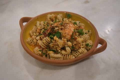 King Prawn Radiatori with Chilli and Citrus